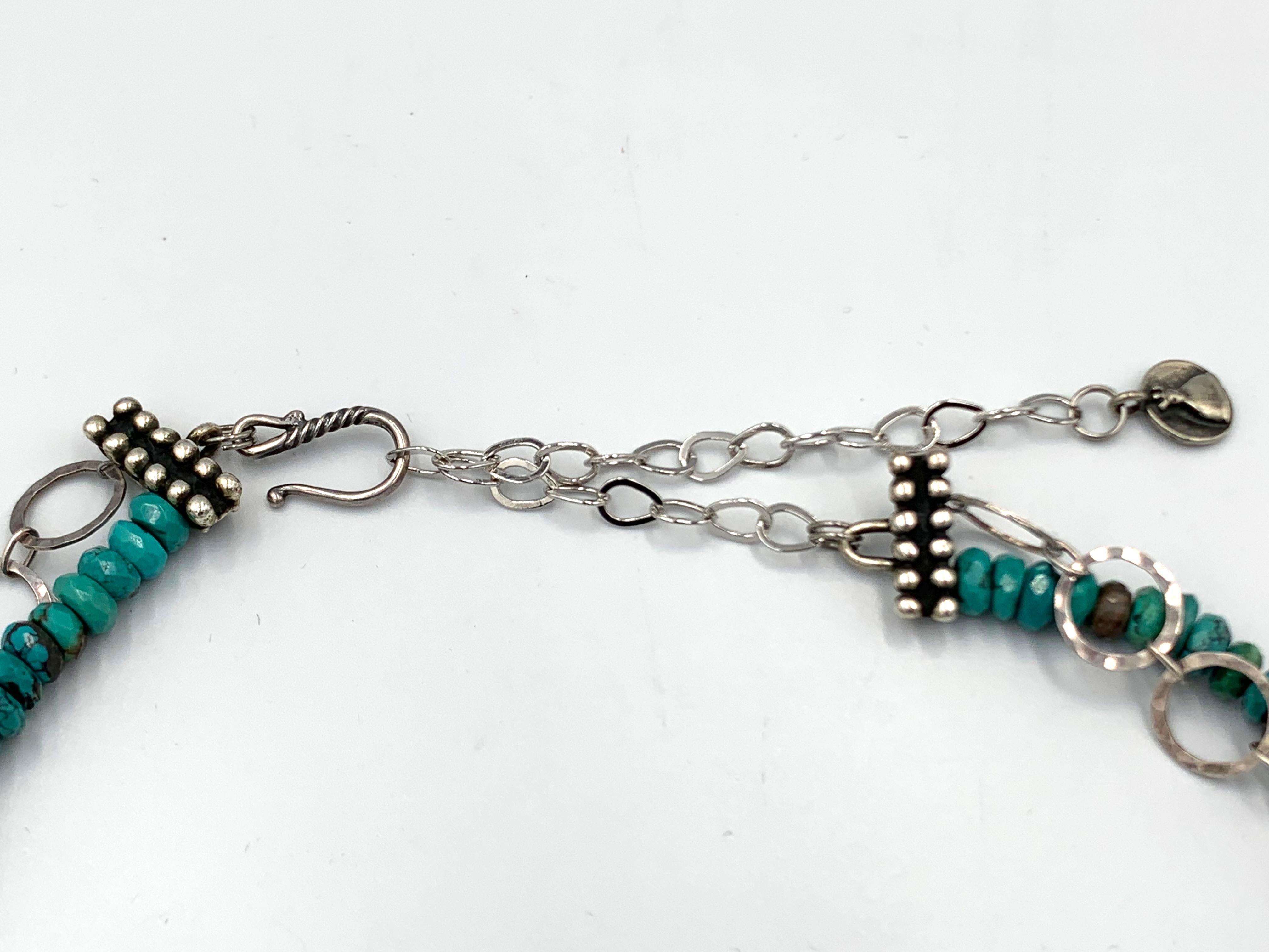 Nativo americano Collana originale Mummy's Bundle di Doug e Mary Handcock 23339 C910.S in vendita