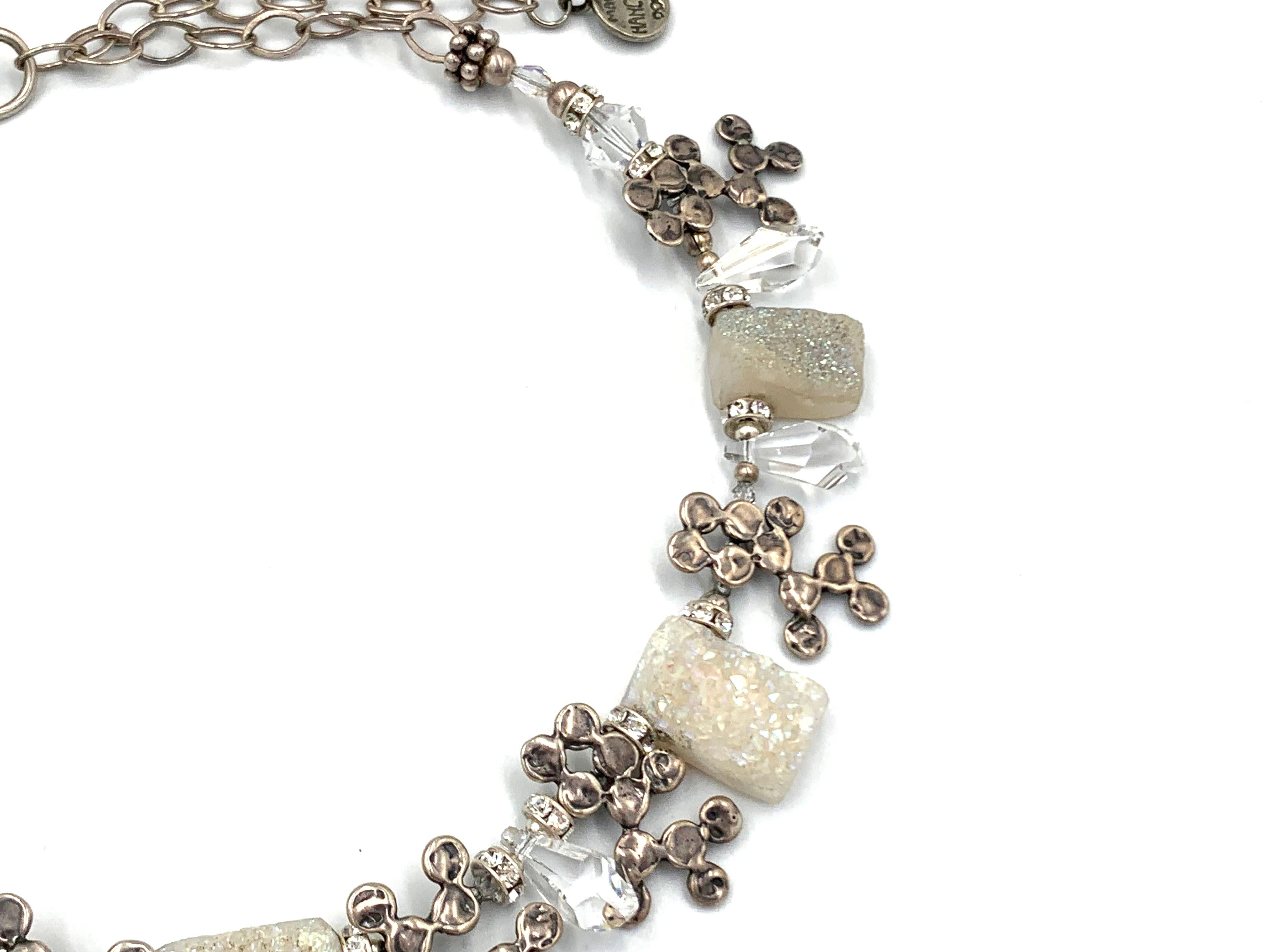 da uomo o donna Collana/Choker originale Mummy's Bundle di Doug e Mary Handcock #2320 C629 in vendita