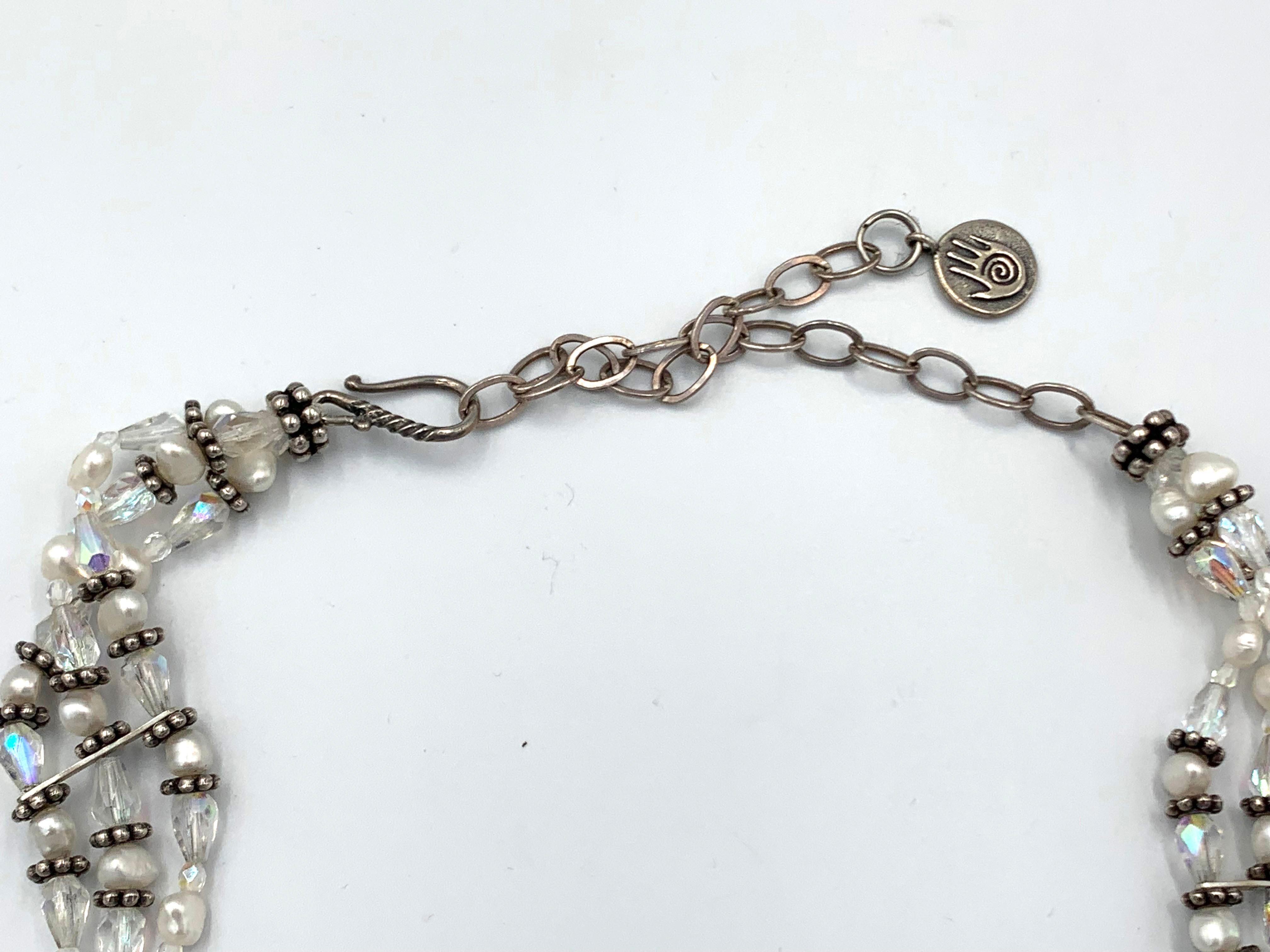 Contemporaneo Collana/Choker originale Mummy's Bundle di Doug e Mary Handcock J3051 in vendita