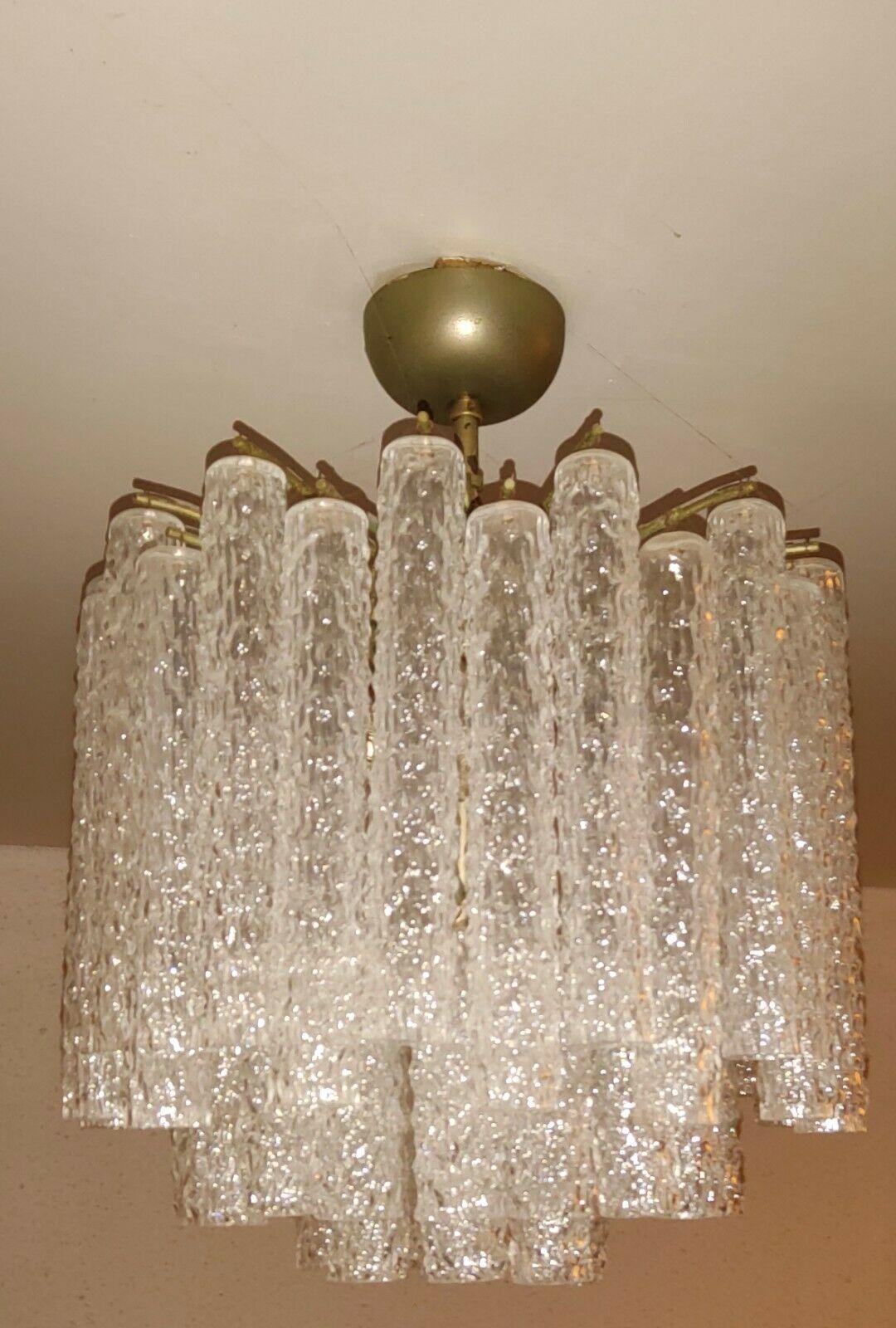 Original chandelier produced by Venini from the 1960s, 