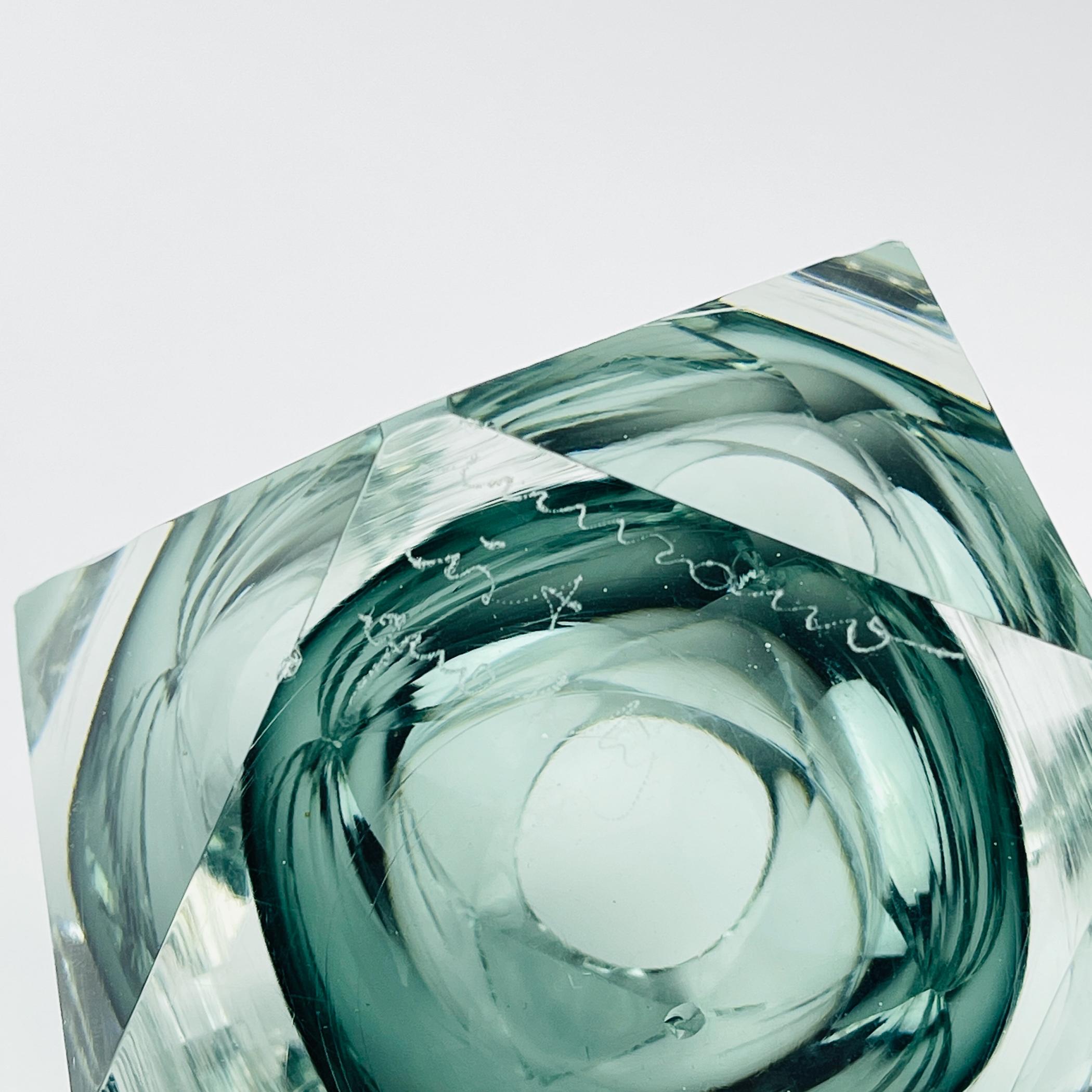 Cenicero original de cristal de Murano, Italia, años 70 Cristal de Murano en venta