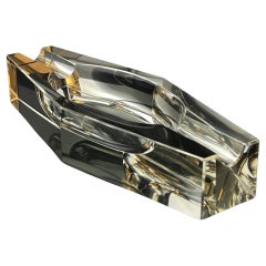 Cenicero original de cristal de Murano, Italia, años 70