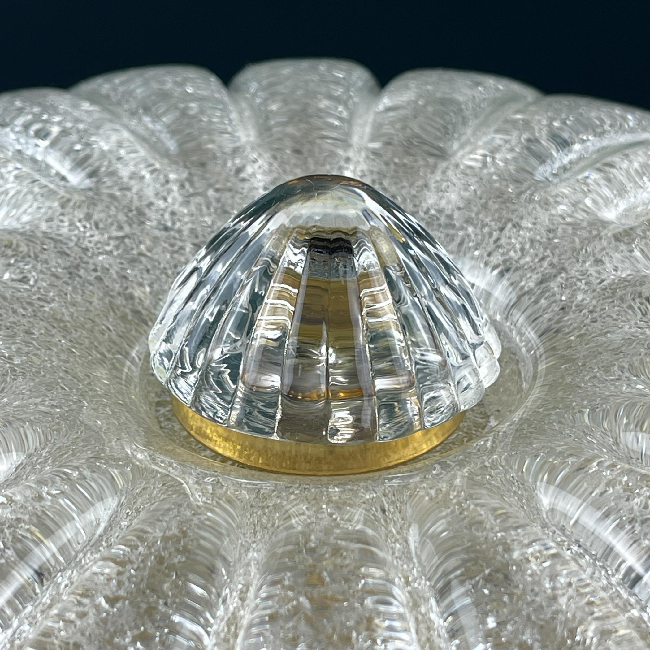 Plafonnier original en verre de Murano, Italie, années 1990 en vente 5