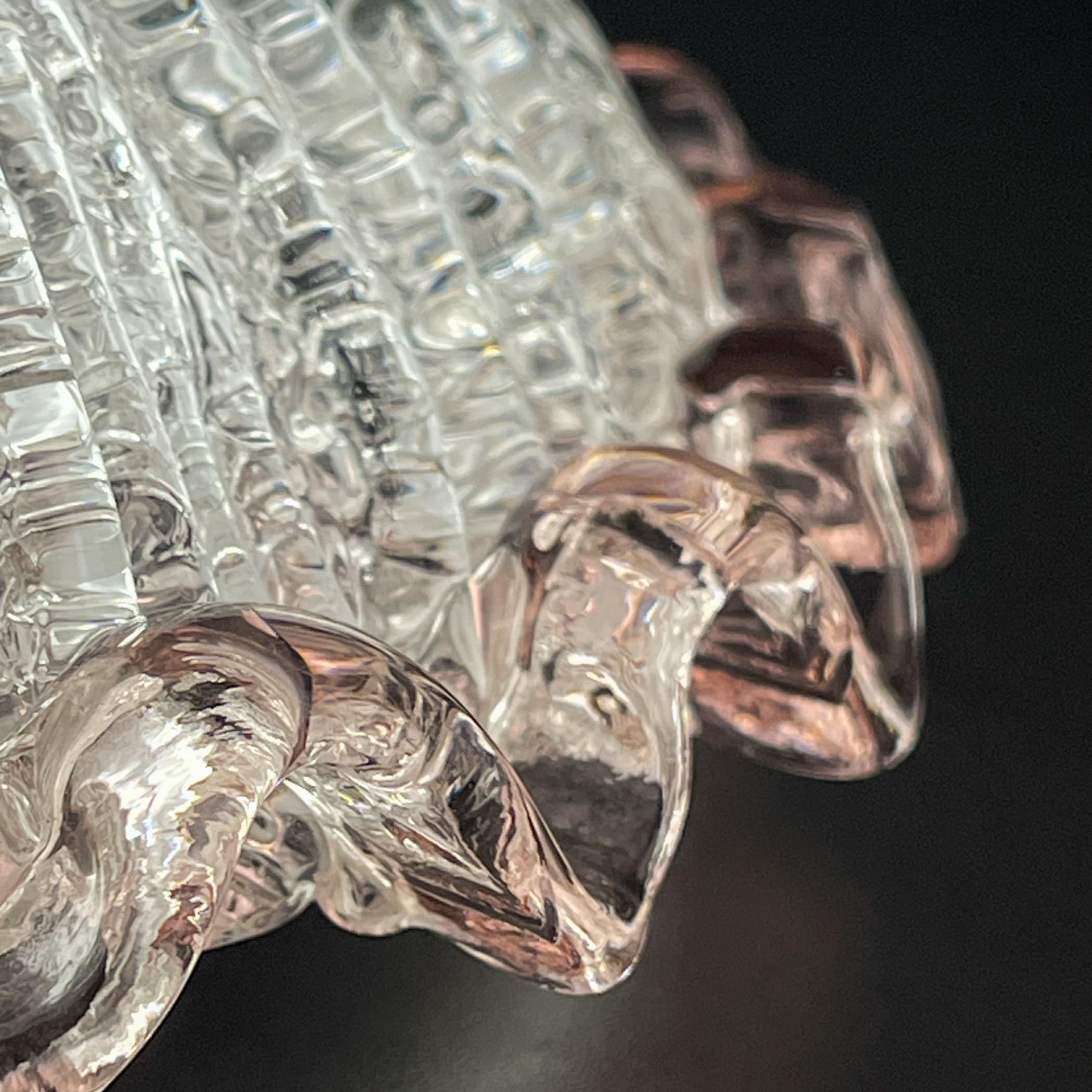 Plafonnier original en verre de Murano, Italie, années 1990 en vente 6