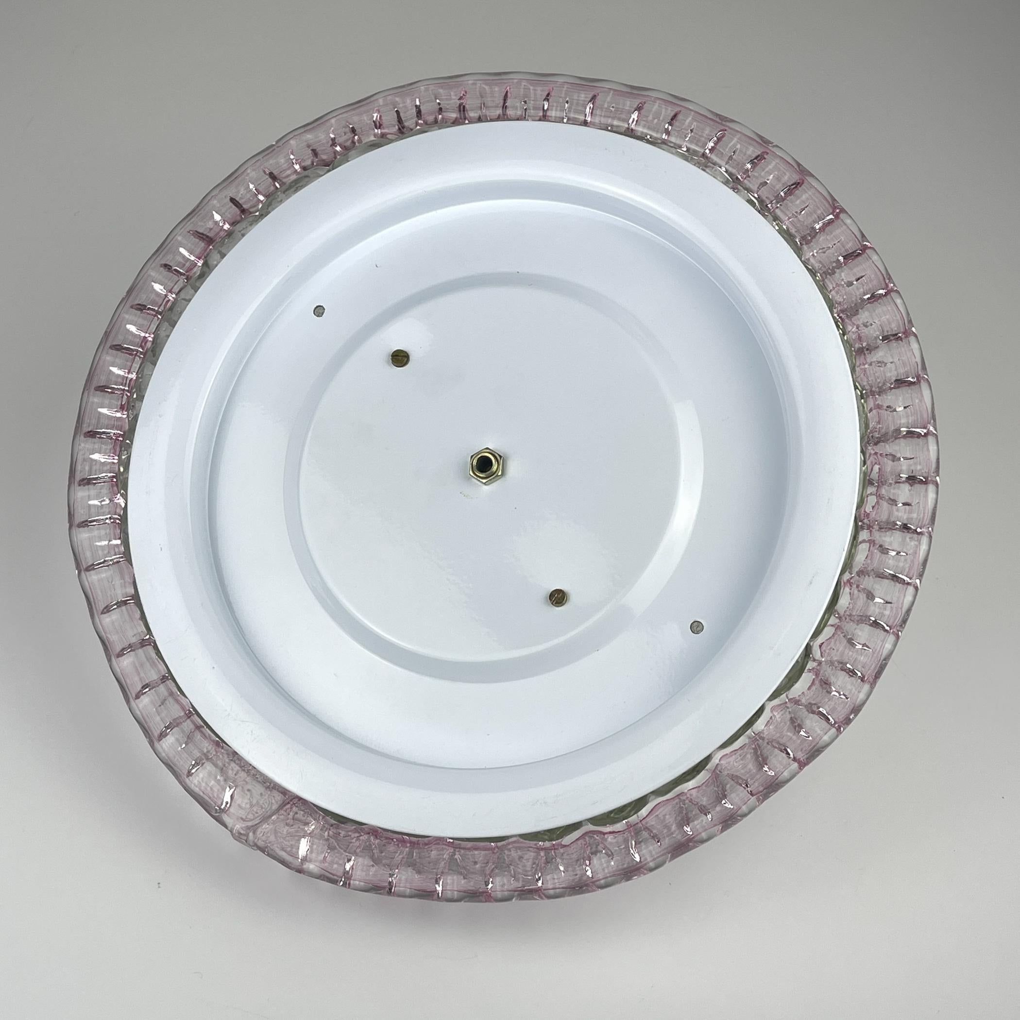 Lampada da soffitto originale in vetro di Murano, Italia anni '90 in vendita 8