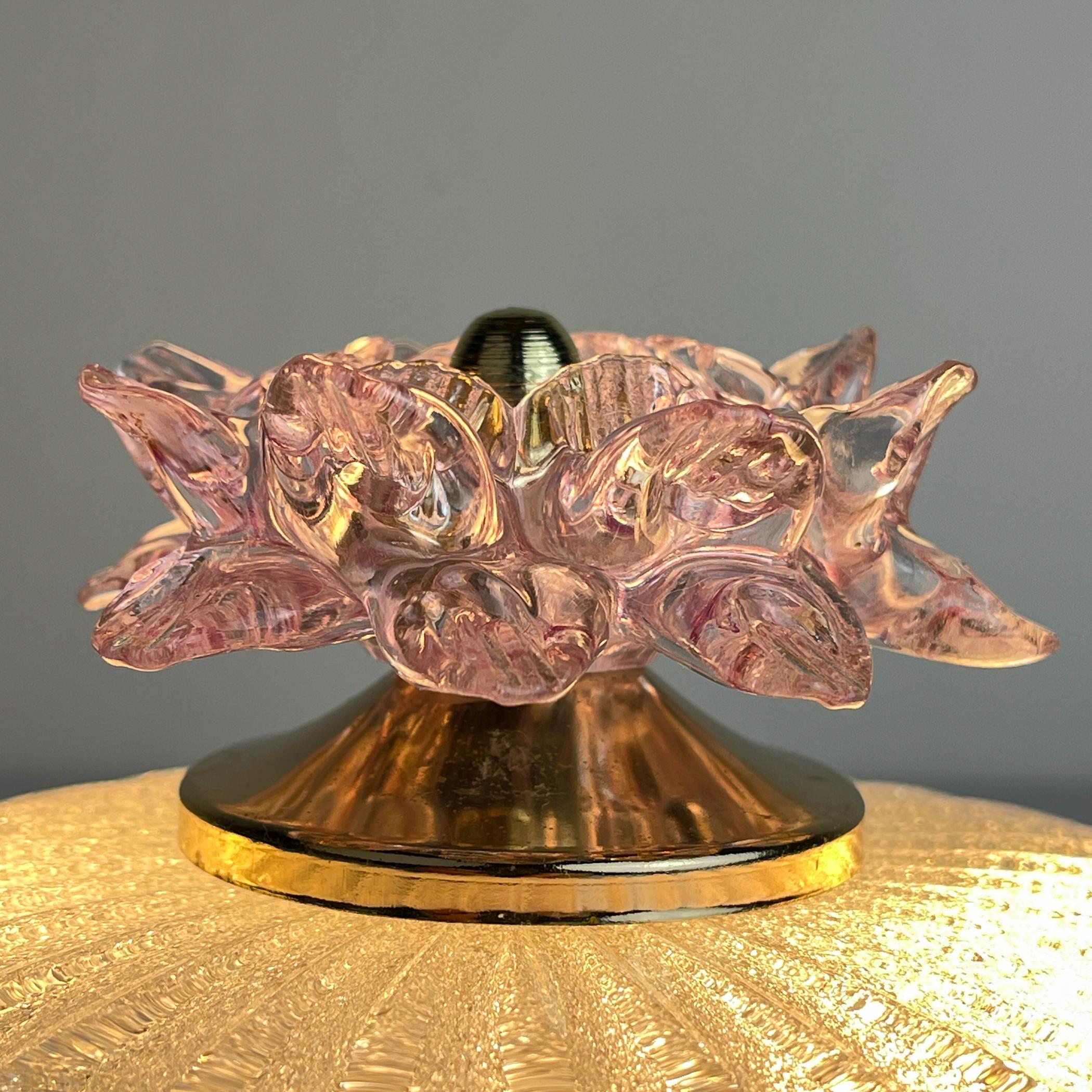 XX secolo Lampada da soffitto originale in vetro di Murano, Italia anni '90 in vendita