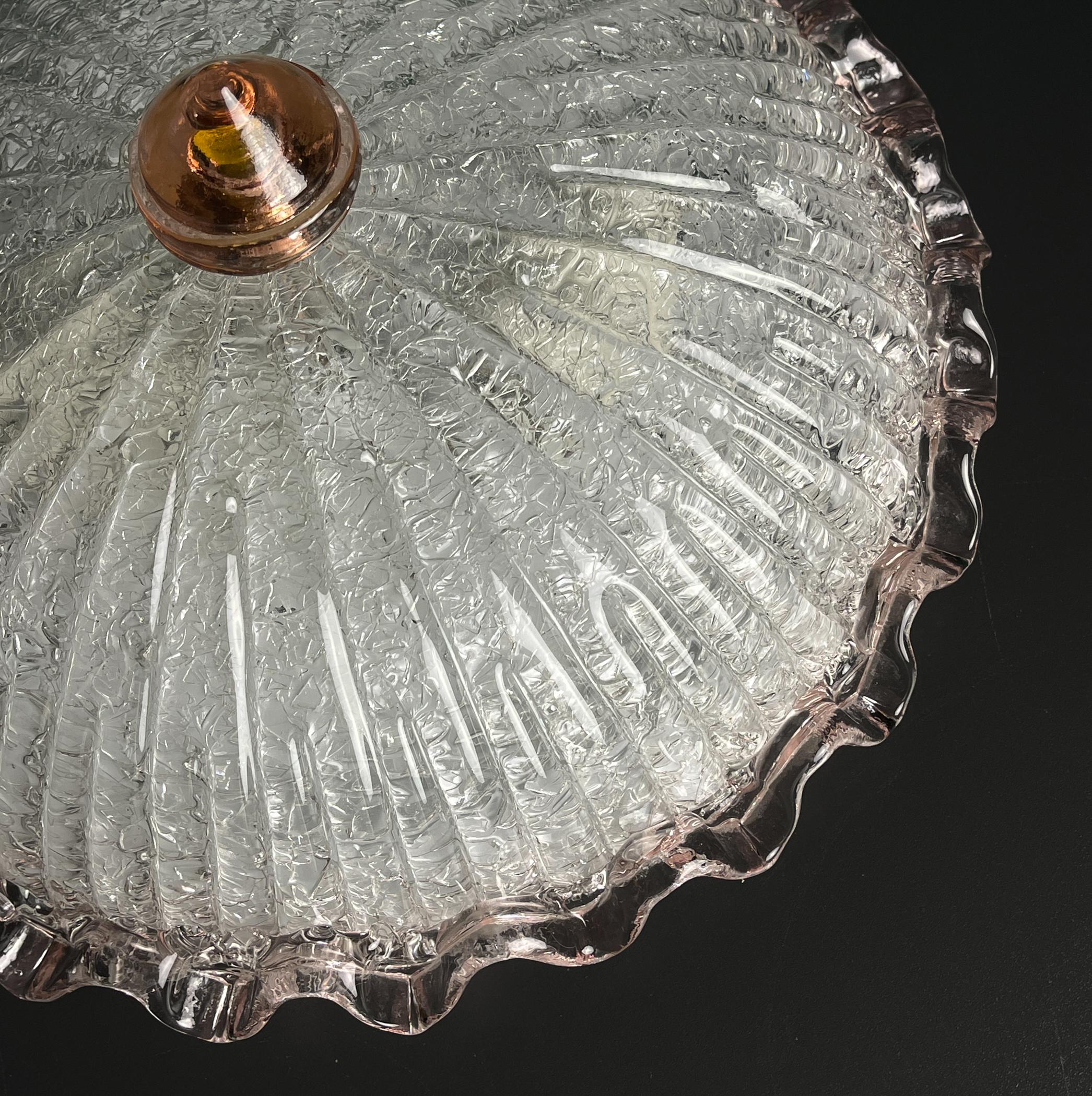 Verre de Murano Plafonnier original en verre de Murano, Italie, années 1990 en vente