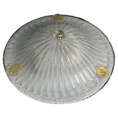 Original murano glass ceiling lamp, Italy 1990s