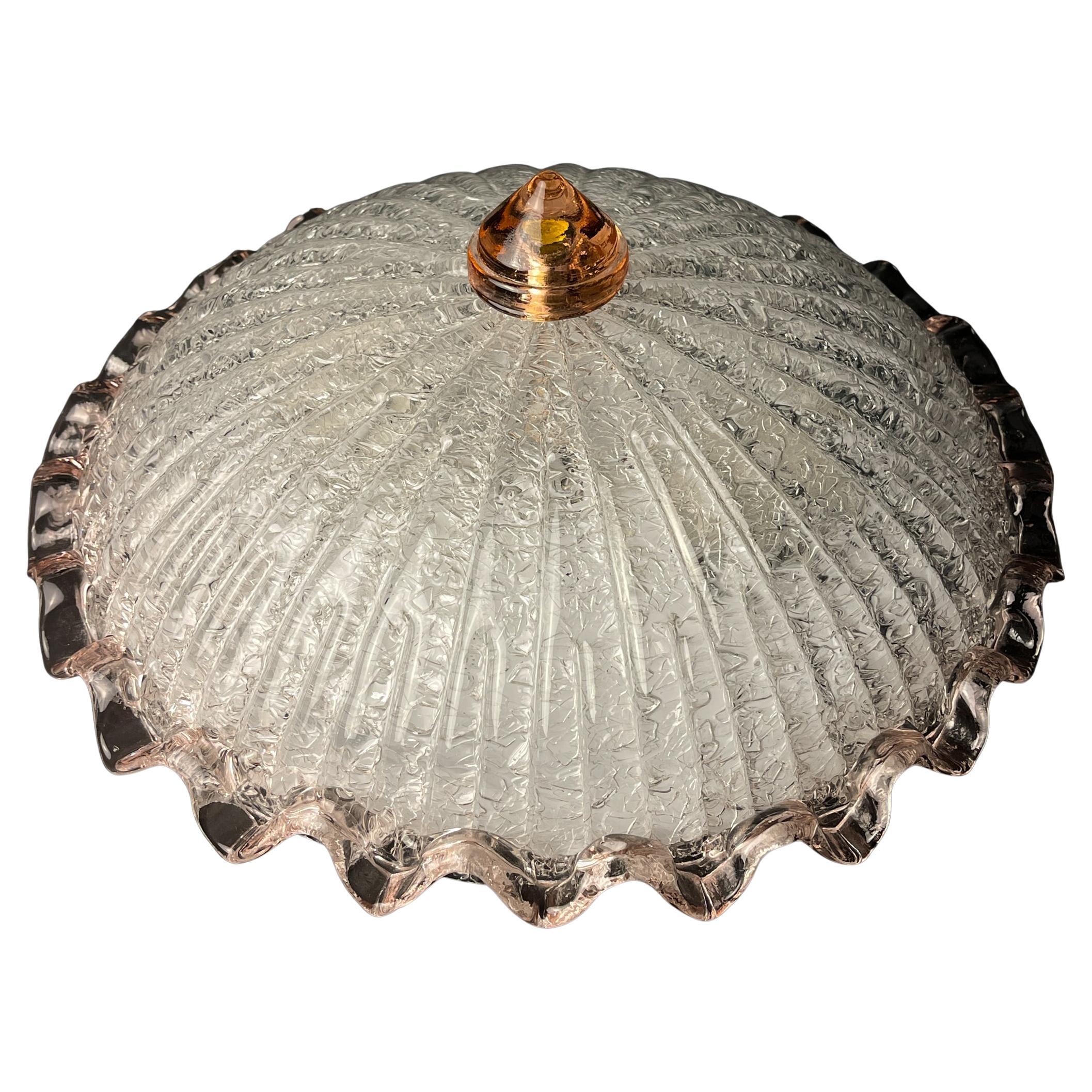 Original murano glass ceiling lamp, Italy 1990s