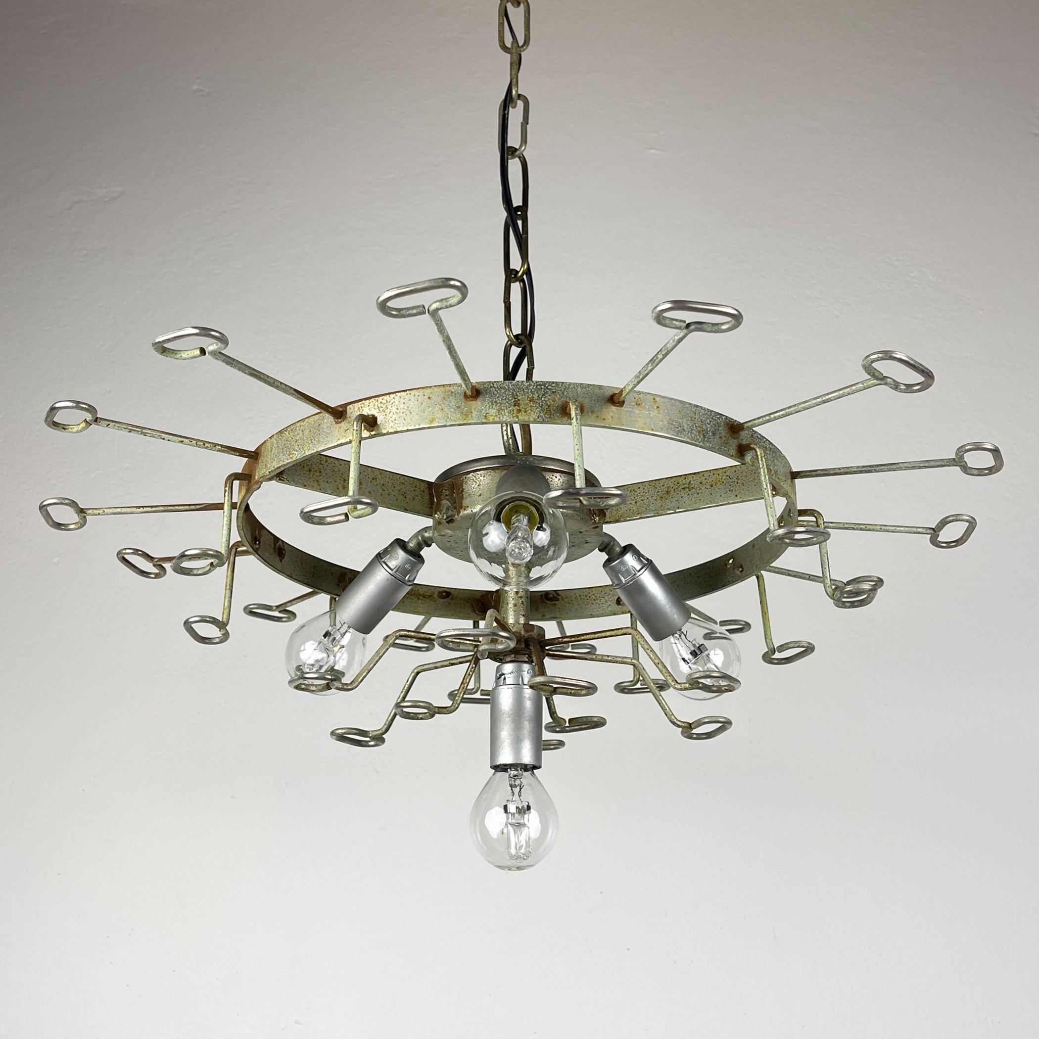 Original Murano glass chandelier mod. 5561 by Mazzega, Italy, 1960s For Sale 5