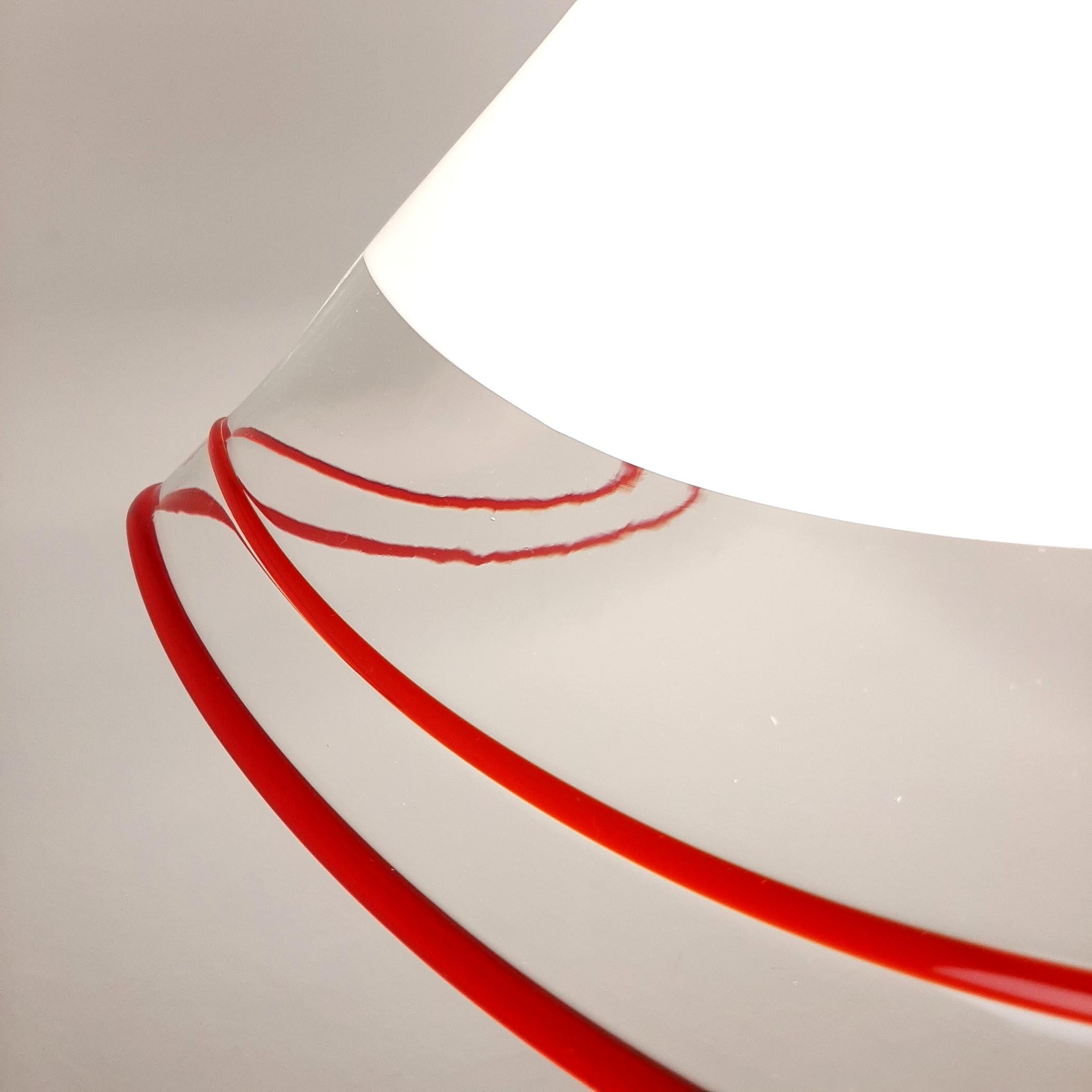 Original murano glass pendant lamp by Renato Toso for Leucos, Italy 1970s Italiano en venta