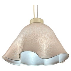 Original Murano glass pendant lamp Fazzoletto Vetri Murano 004, Italy, 1970s