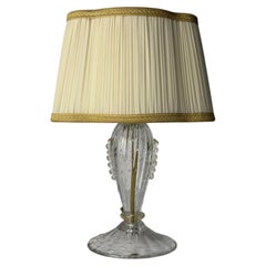 Lampe de table originale en verre de Murano par Barovier&Toso, Italie, années 1980