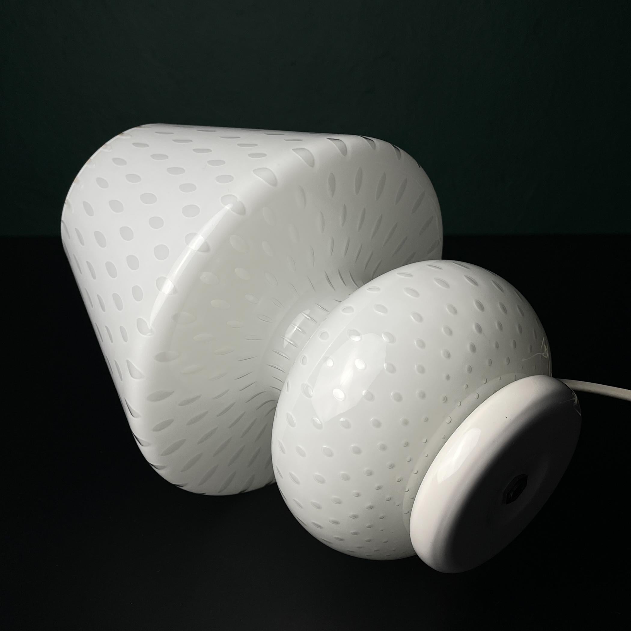 Lampe de bureau champignon en verre de Murano, Italie 1990 en vente 3
