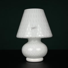 Lampe de bureau champignon en verre de Murano, Italie 1990