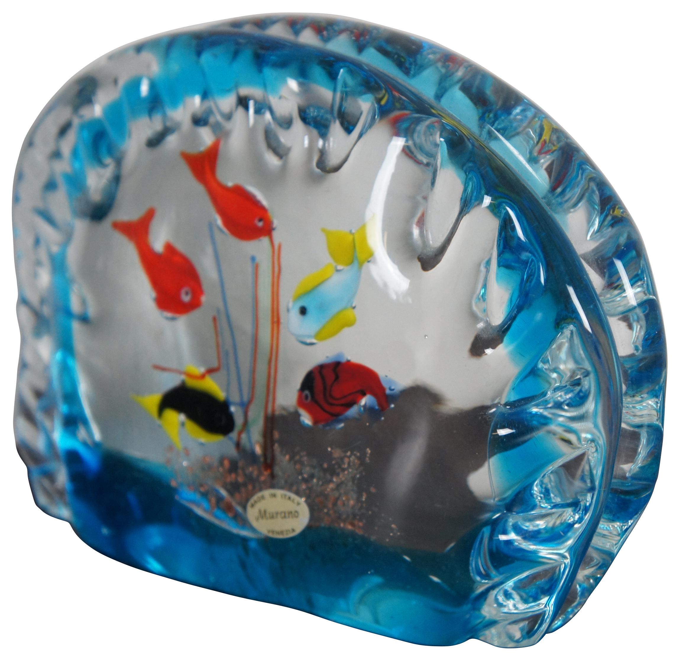 blown glass fish bowl