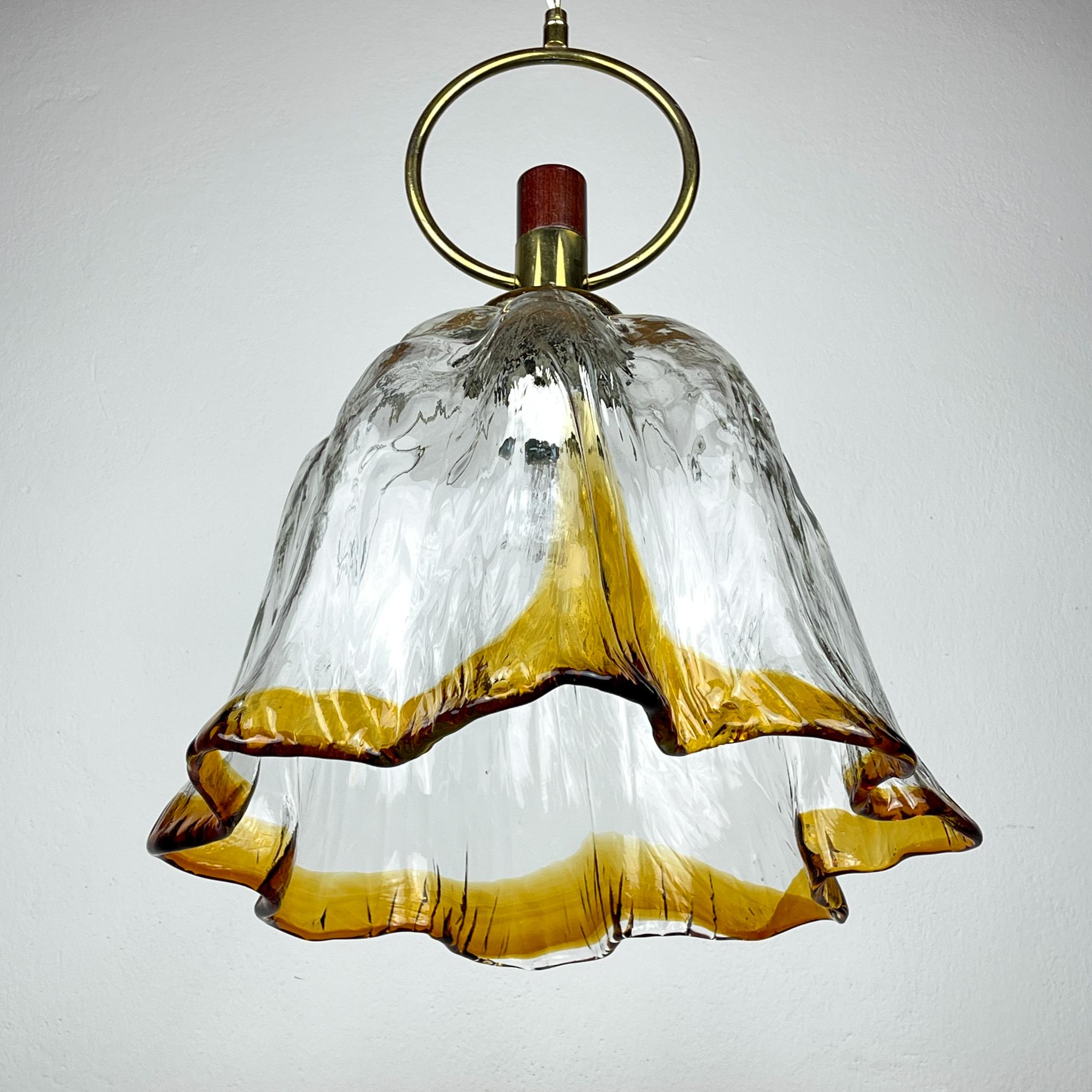 Original Murano pendant lamp, Italy 1970s (Italienisch) im Angebot