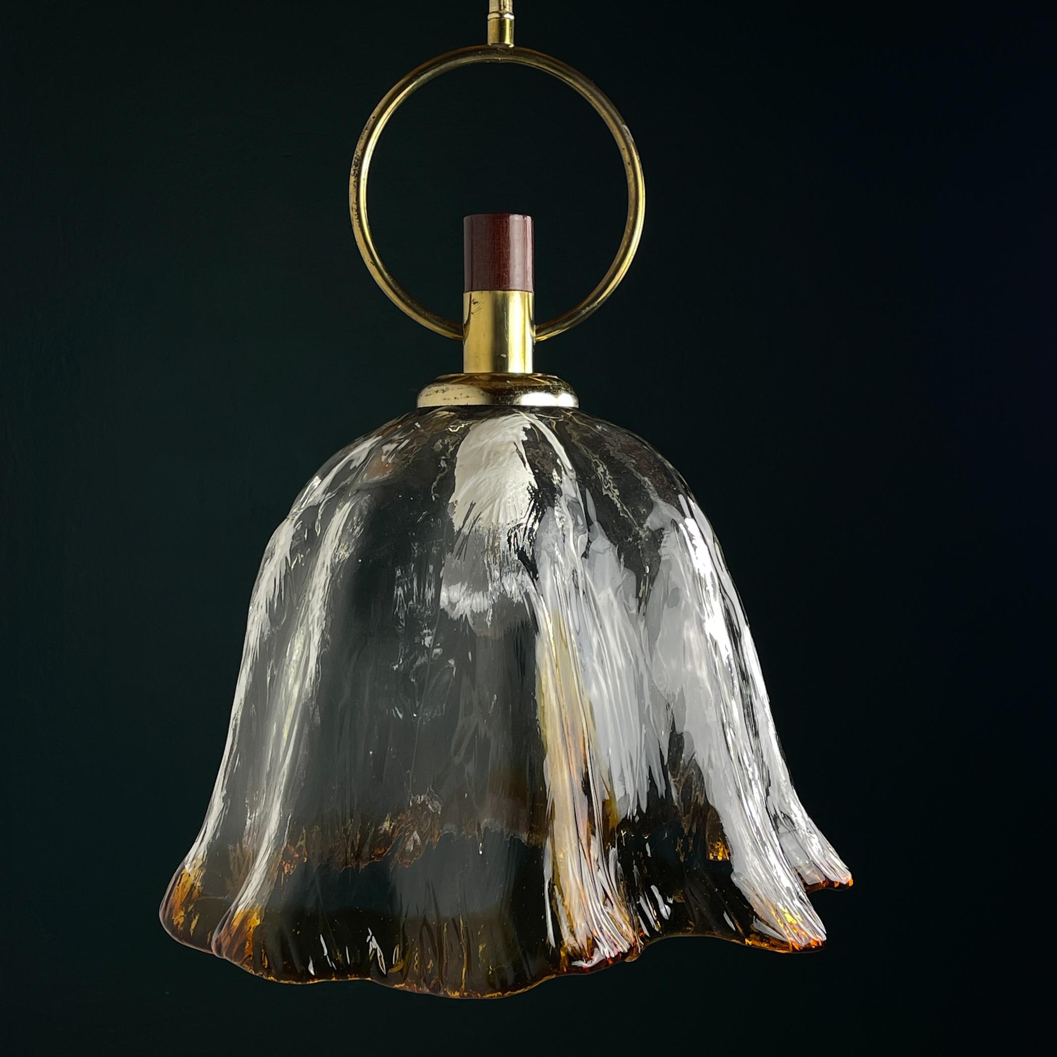 Original Murano pendant lamp, Italy 1970s im Angebot 2