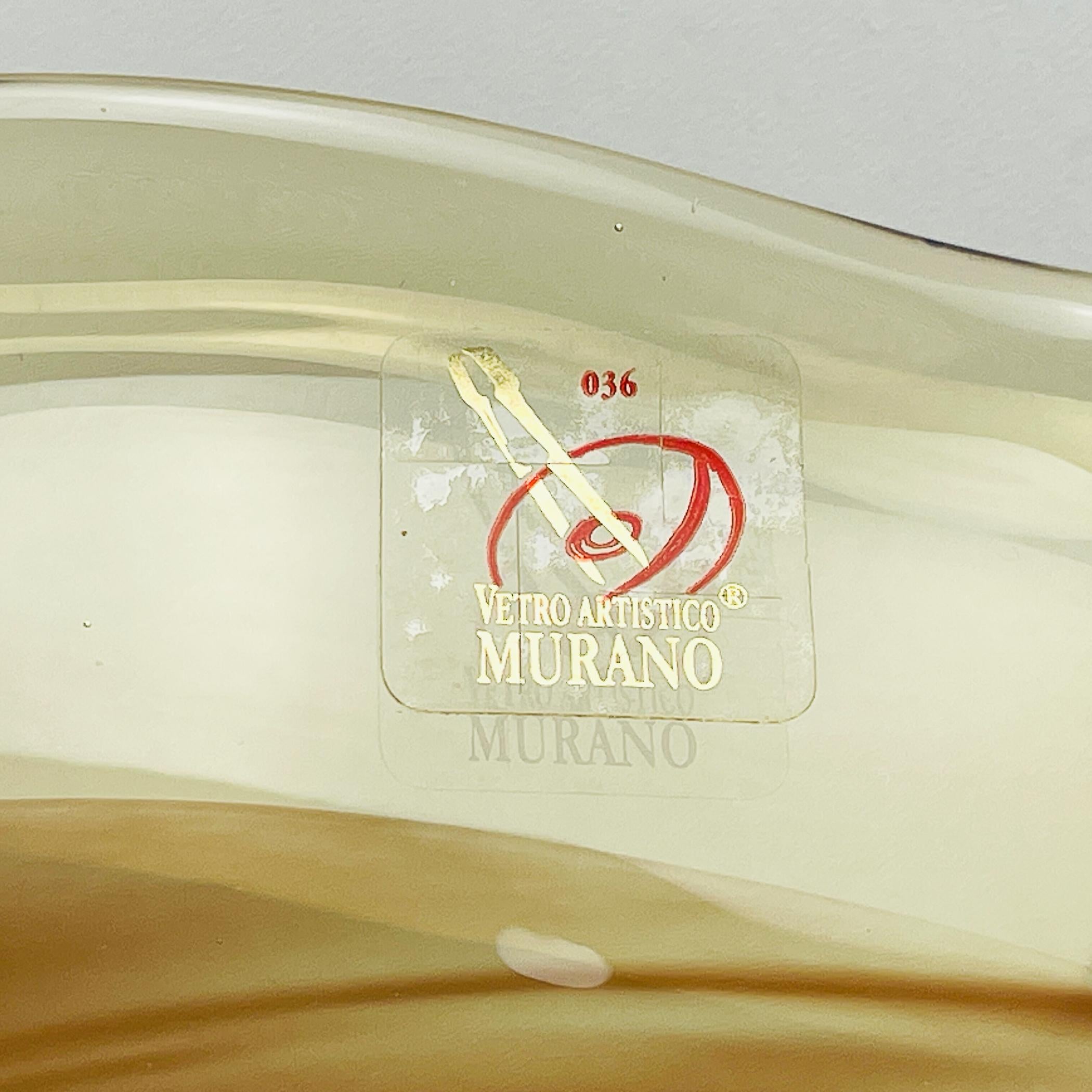 Italian Original murano vase by Enrico Camozzo for Artigianato Muranese Italy 1990s For Sale