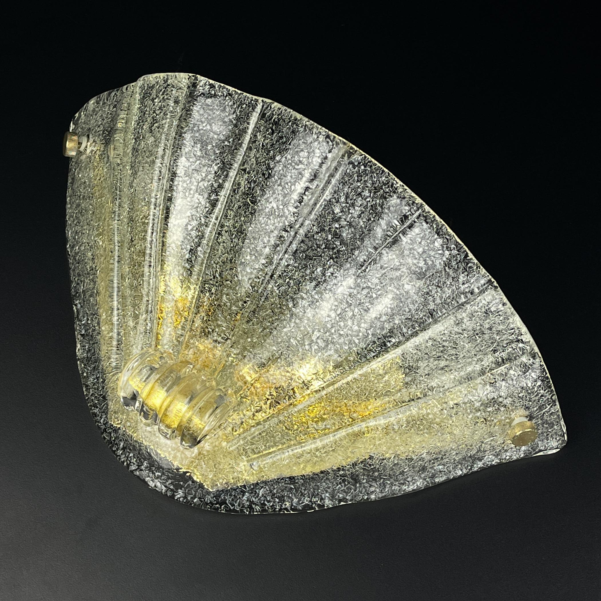 20ième siècle Applique murale originale de Murano par Barovier&Toso, Italie années 1960 en vente