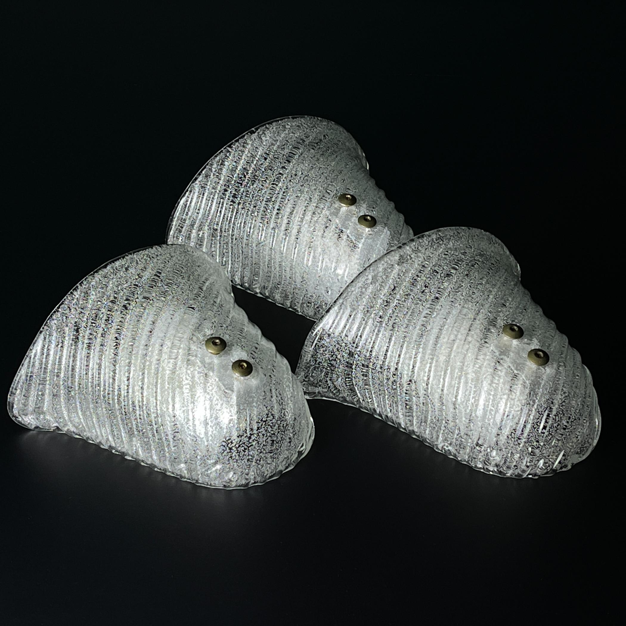 Original murano wall lamp, Italy 1970s For Sale 11