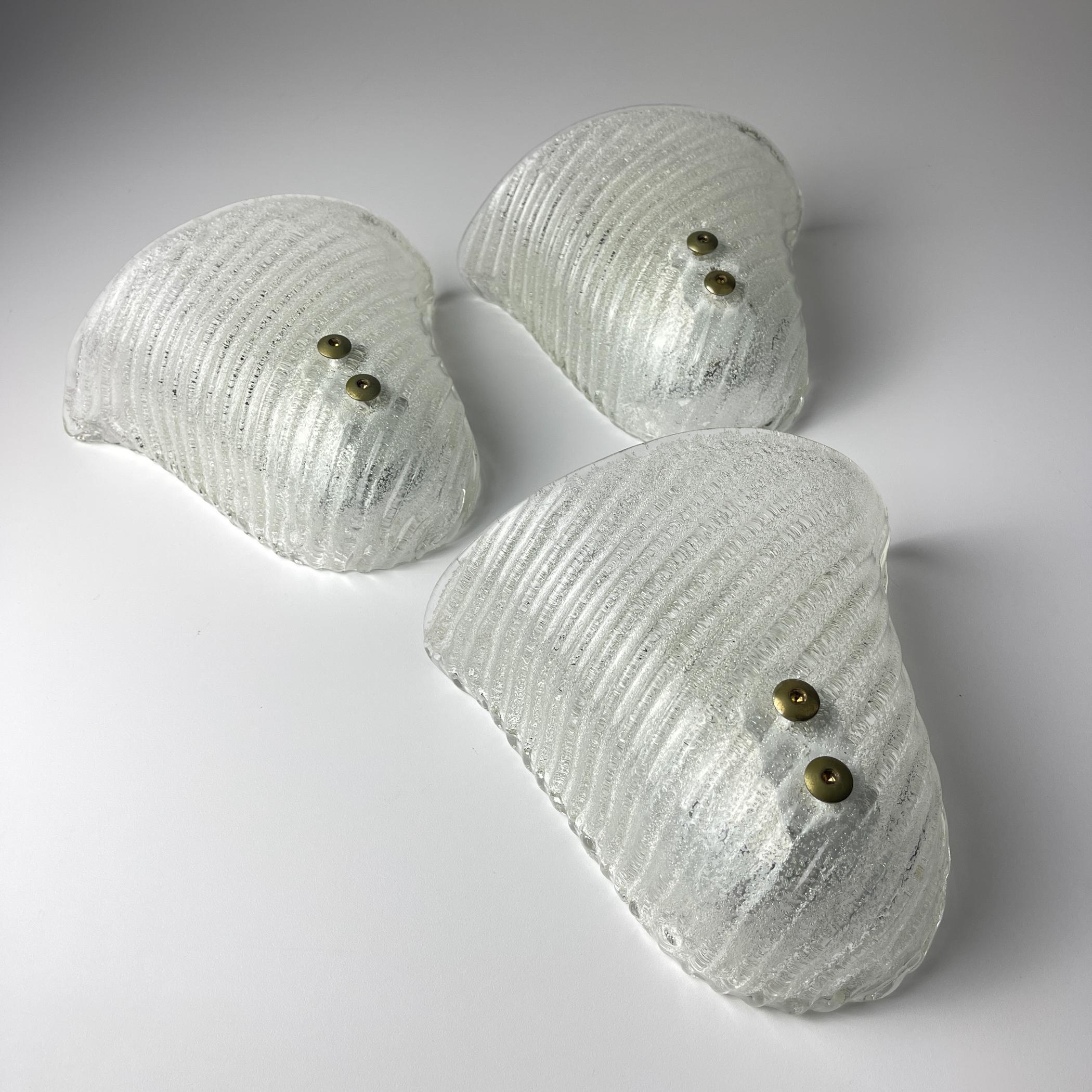 20th Century Original murano wall lamp, Italy 1970s For Sale