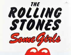 Original Music Poster The Rolling Stones Some Girls Studio Album 2-CD Hot Lips