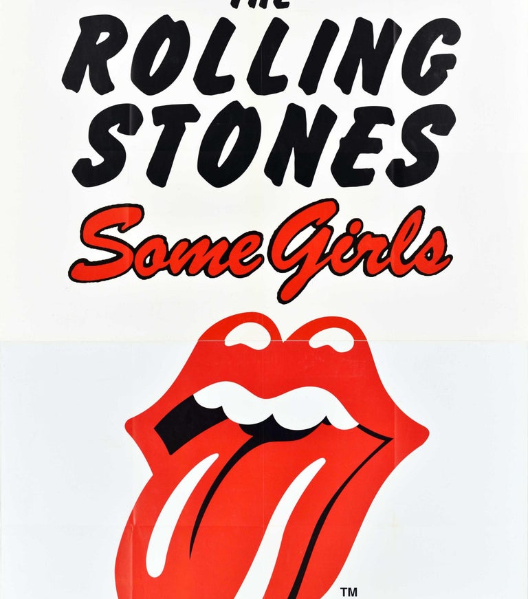 Original Music Poster The Rolling Stones Some Girls Studio Album 2-CD Hot  Lips For Sale at 1stDibs