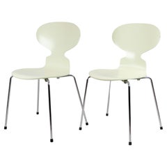 Used Original Ant Chairs Model 3101 In Pastel Green By Arne Jacobsen From 1970s