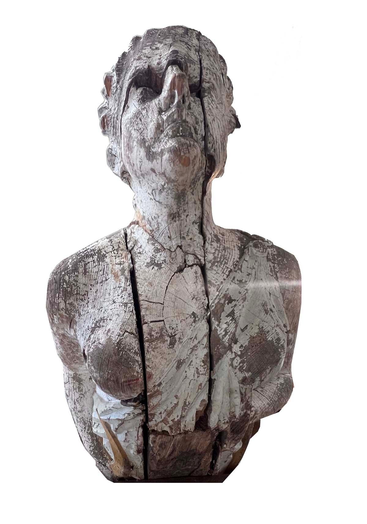Fer Figure de proue originale d'un mât de bateau en vente