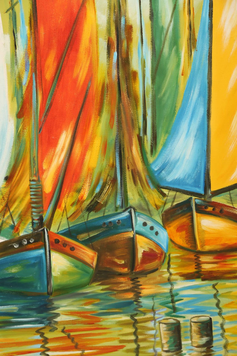 Original Nautical Oil Painting For Sale at 1stdibs