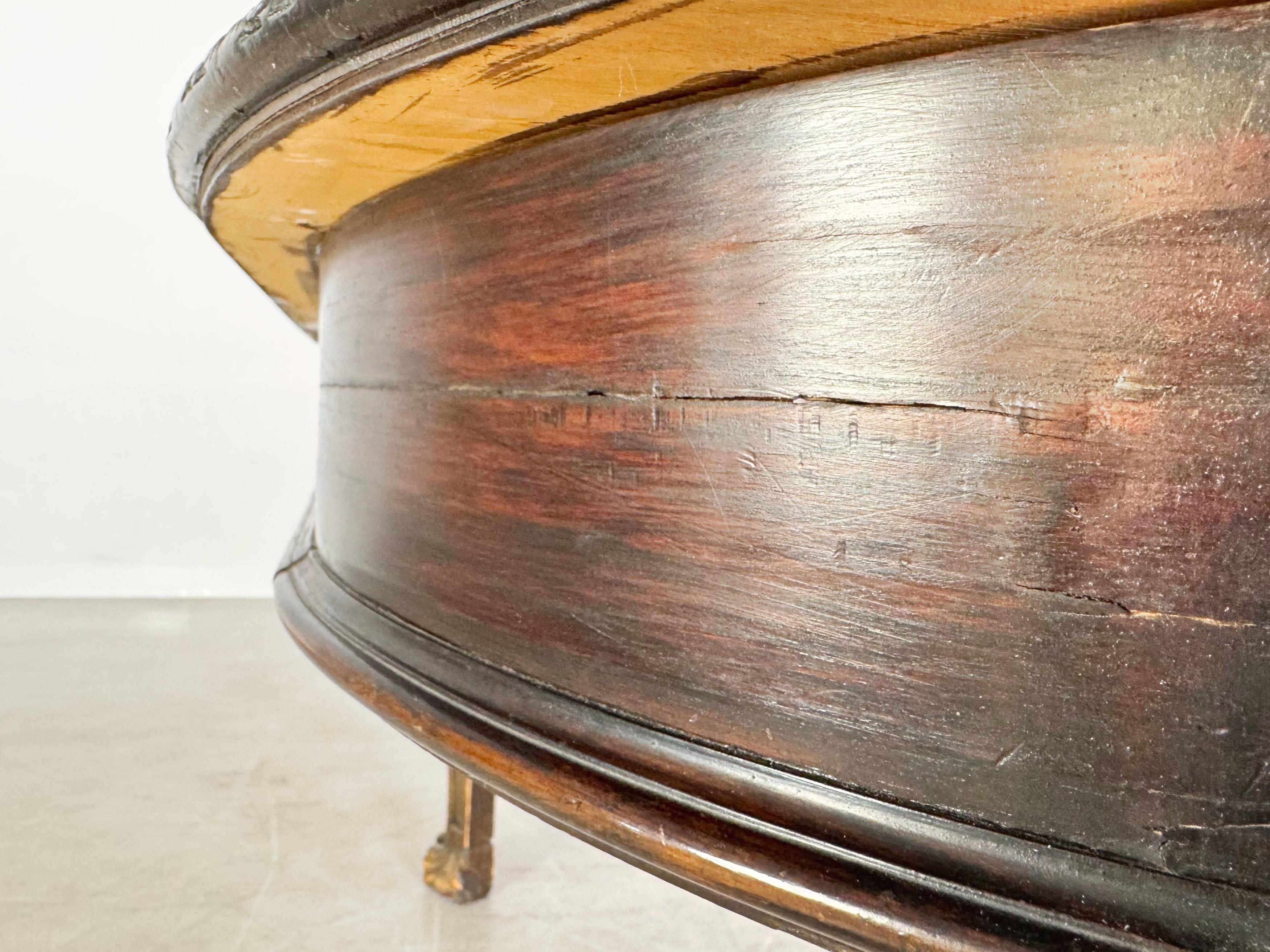 Original Neobarock Esstisch Holz Schnitzerei antik Tisch en venta 2