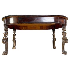 Original Neobarock Esstisch Holz Schnitzerei antik Tisch