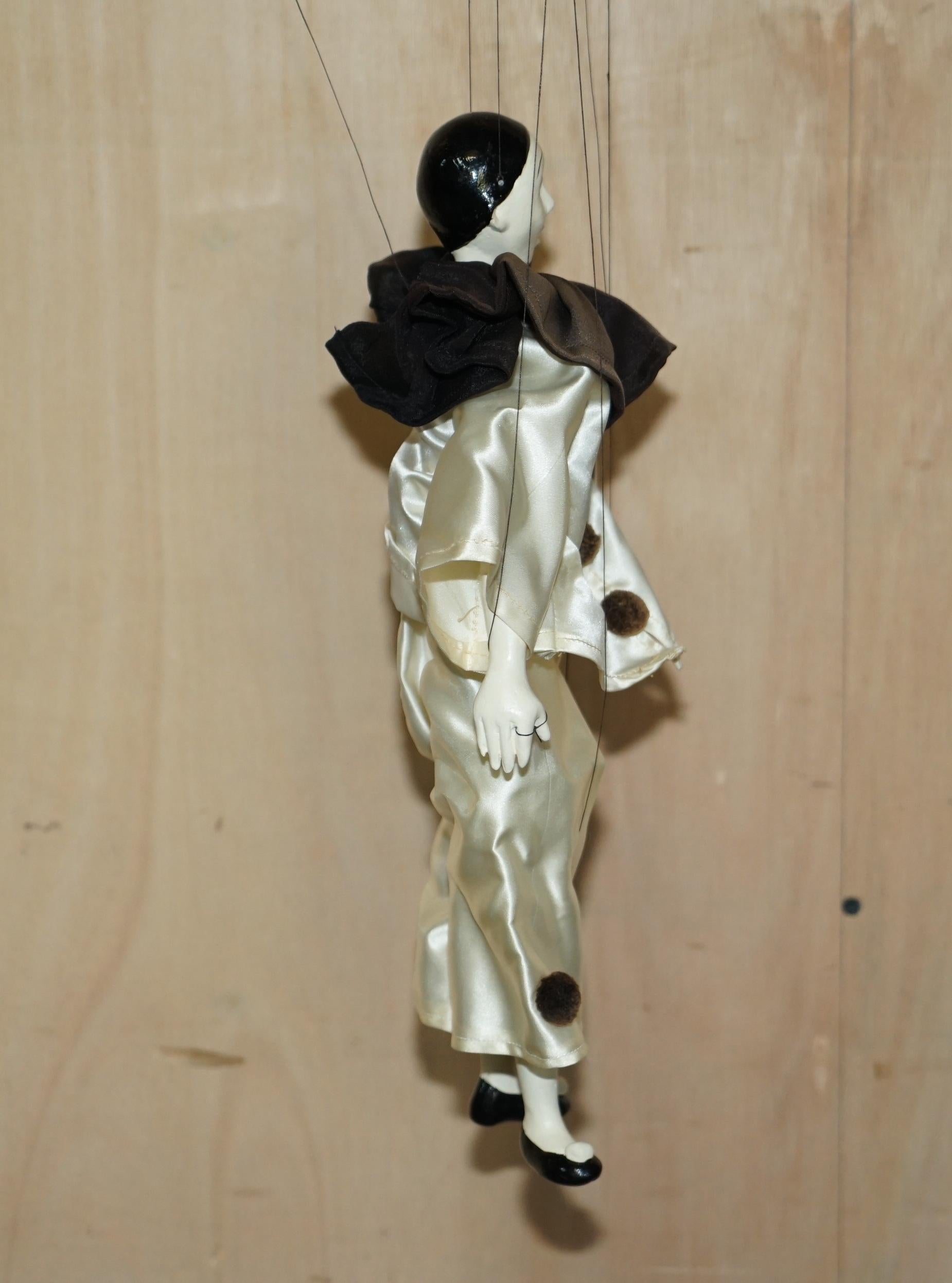 Marioneta de hilo original New Old Stock Circa 1900 Liberty's London Roble en venta