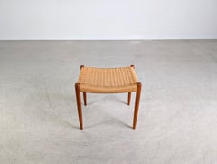 Originale Niels O Møller Hocker J.L. Møllers Modell 80 danese in teak