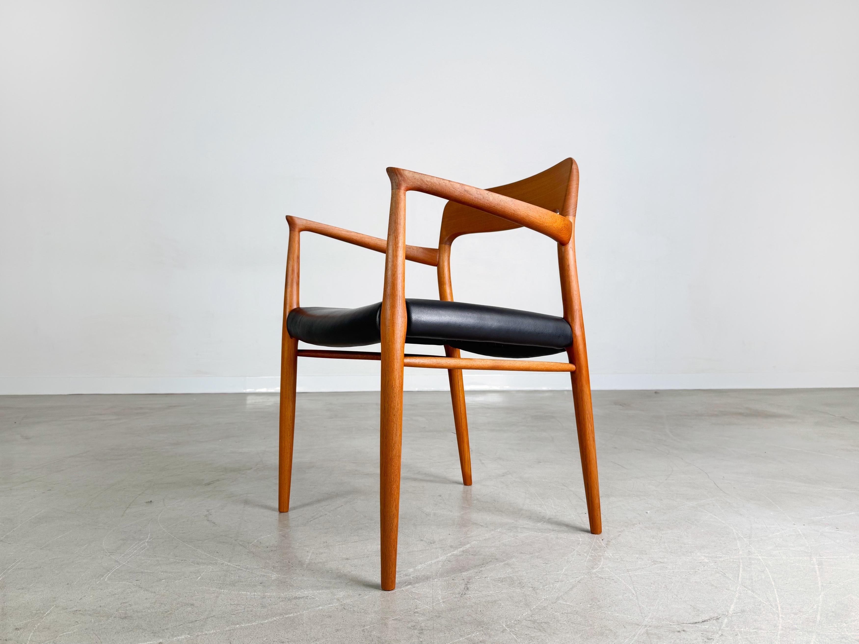 Armlehnstuhl originale Niels Otto Moller Stuhl Modell 56 Midcentury In condizioni buone in vendita a Berlin, DE