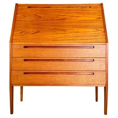 Originale Nils Jonsson Sekretär HJN Mobler Midcentury Teak danese