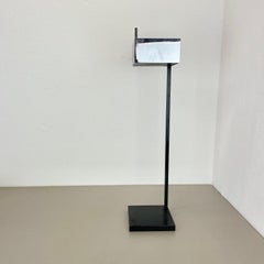 Original NOS Modernist Cubic BAUHAUS Metal Ashtray Stand, Germany, 1960s