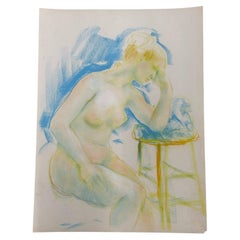 Oeuvre d'art originale de nu de femme Greene & Greene