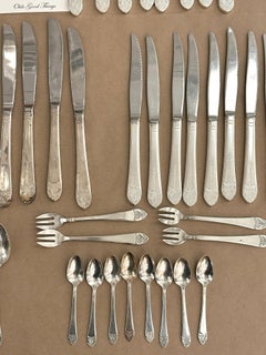 Original NYC Waldorf Astoria Hotel Art Deco Silverware Set