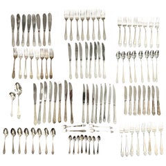 Original NYC Waldorf Astoria Hotel Art Deco Silverware Set