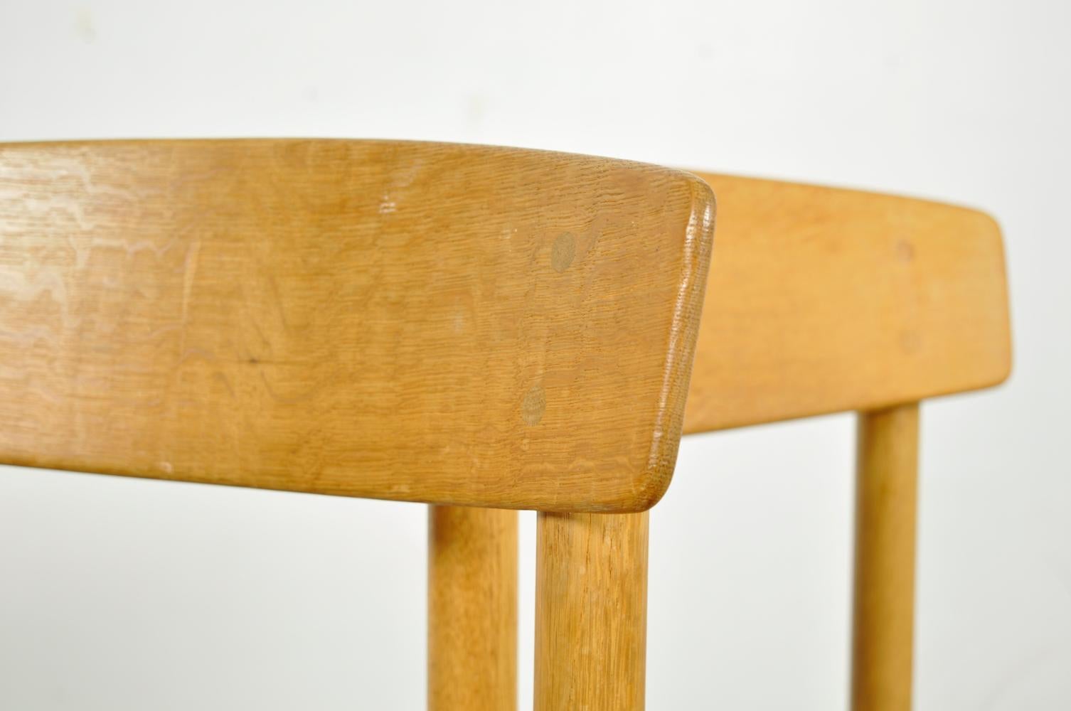 Original Oak Dining Chairs J39, by Børge Mogensen for F.D.B. Mobler, 1960 2