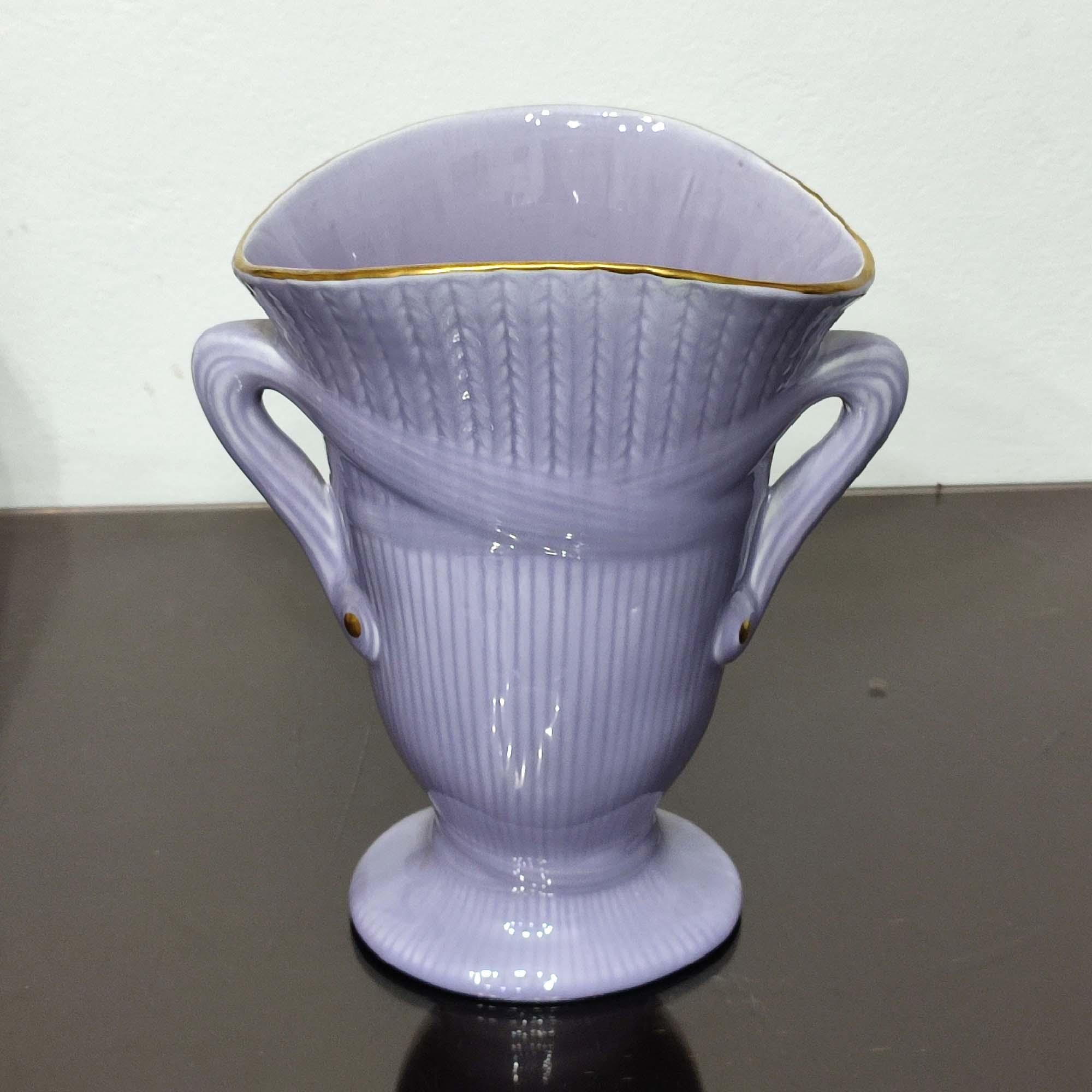 Art Deco Original of the 1925s Swedish Grace Ceramic Vase, by Louise Adelborg, Rörstrand For Sale