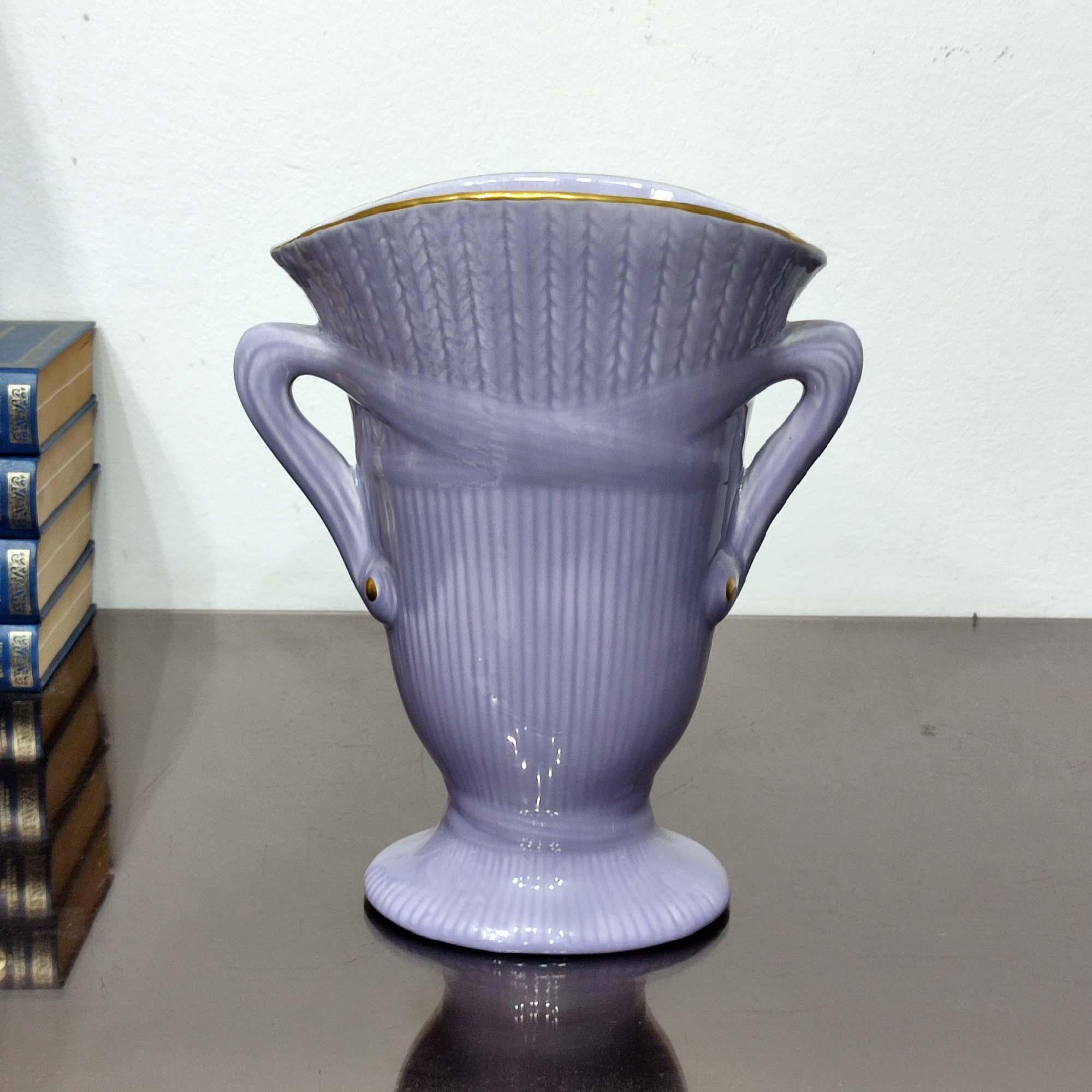 Original of the 1925s Swedish Grace Ceramic Vase, by Louise Adelborg, Rörstrand For Sale 1