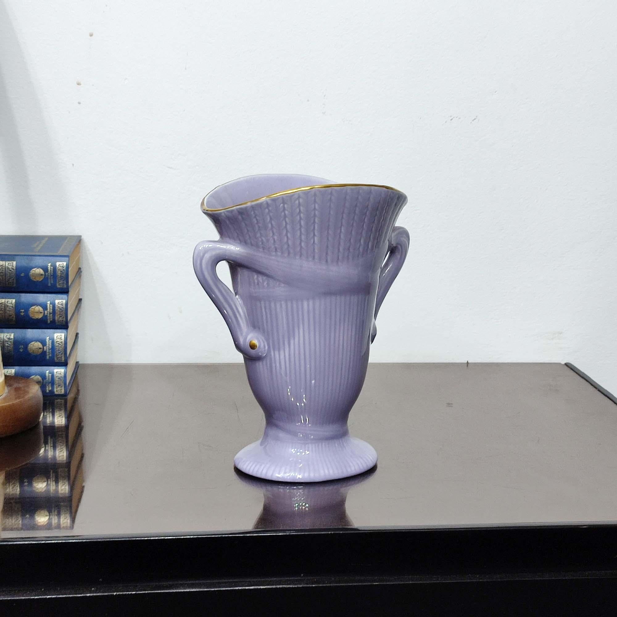 Original of the 1925s Swedish Grace Ceramic Vase, by Louise Adelborg, Rörstrand For Sale 2