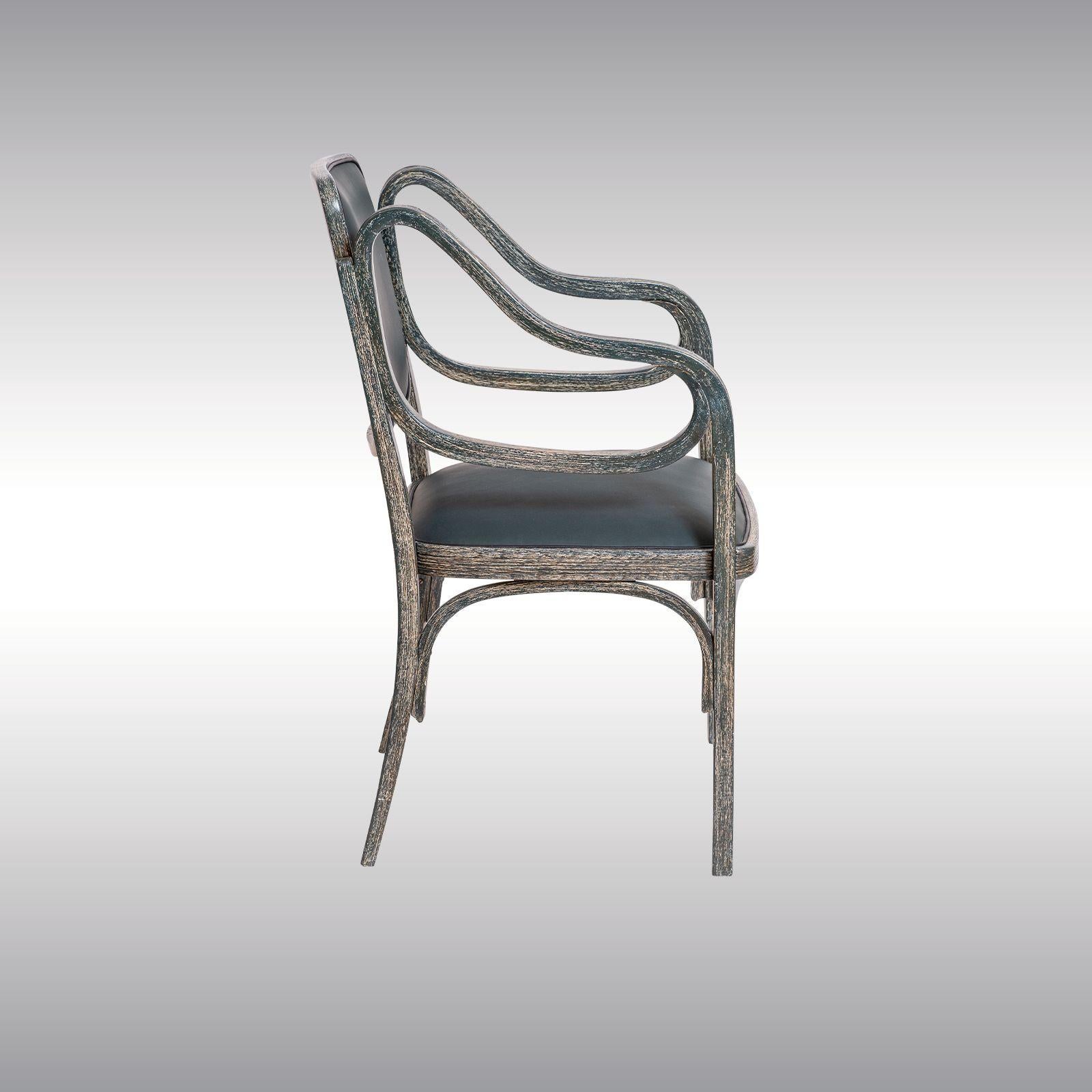 Vienna Secession Original of Time Otto Wagner Armchair 1901 Jugendstil, Secession Style, 1901 For Sale
