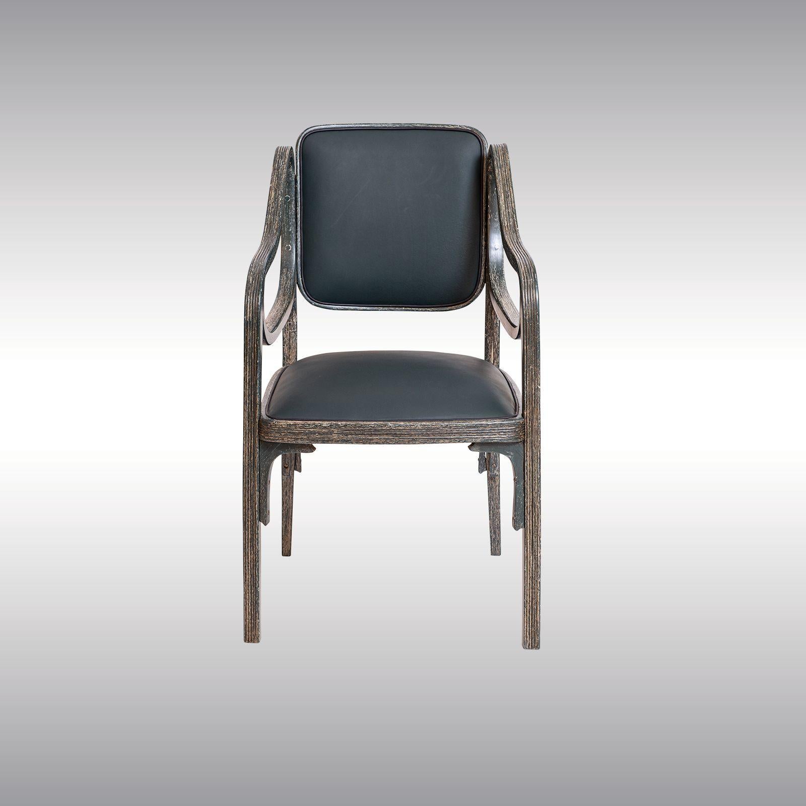 Austrian Original of Time Otto Wagner Armchair 1901 Jugendstil, Secession Style, 1901 For Sale