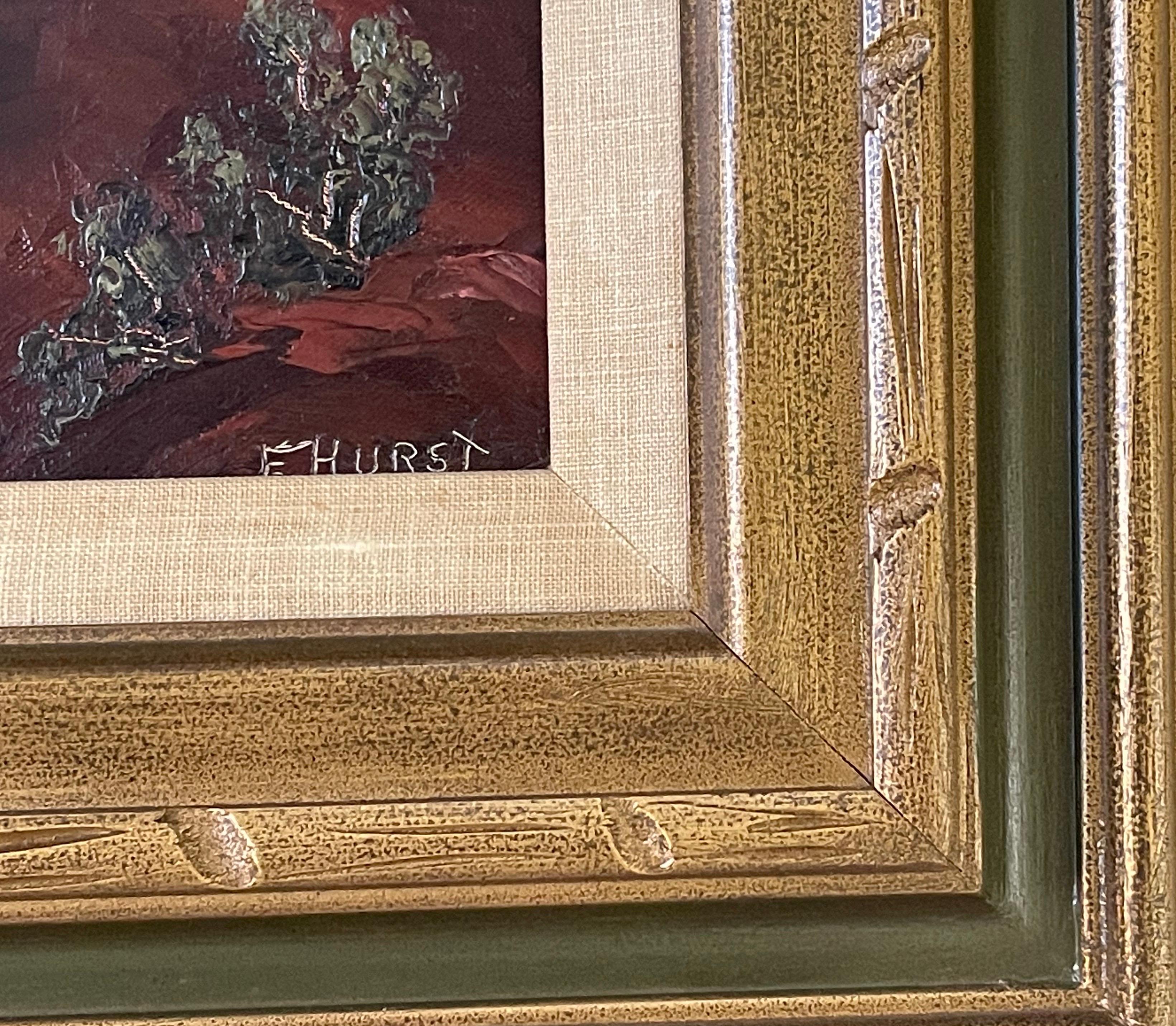 Original Oil on Board Landscape by Martha Eleanor Nicholson Hurst / Wyeth For Sale 2