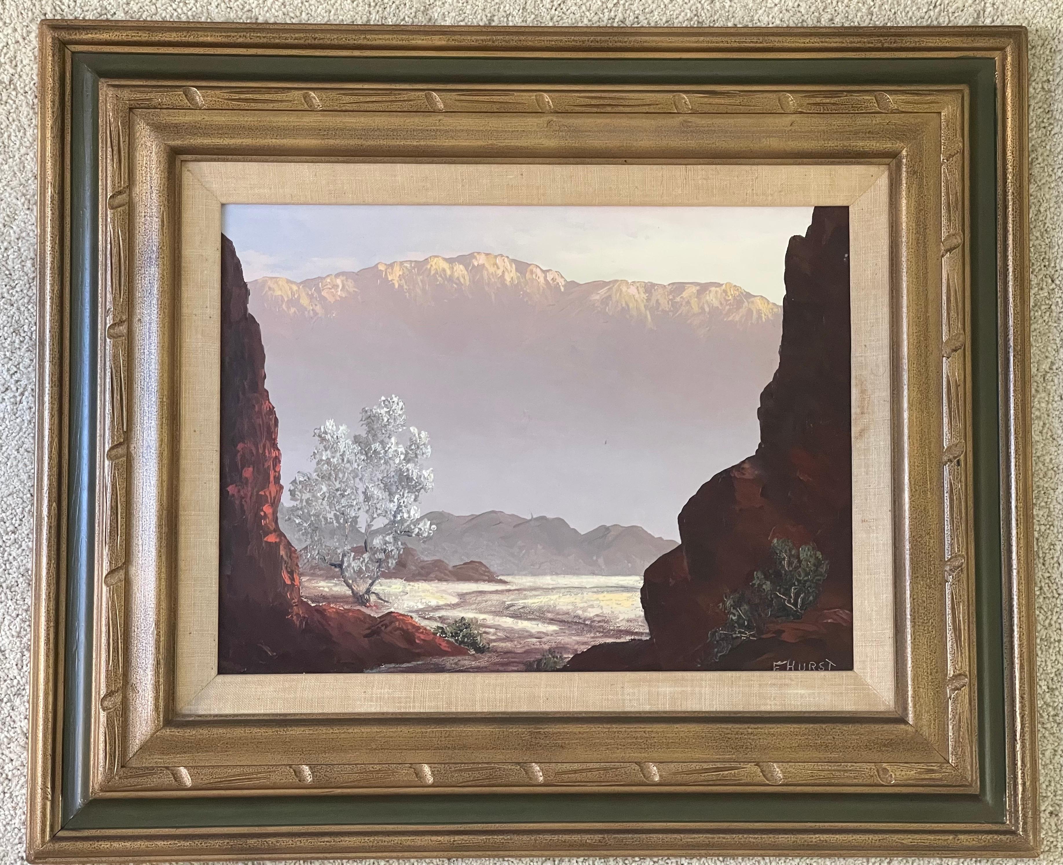Original Oil on Board Landscape by Martha Eleanor Nicholson Hurst / Wyeth For Sale 5