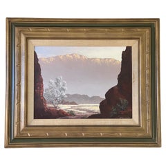 Original Oil on Board Landscape by Martha Eleanor Nicholson Hurst / Wyeth